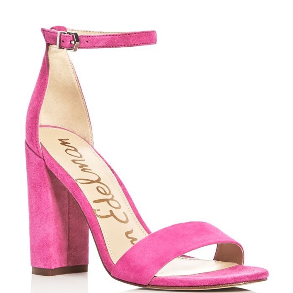 Sam Edelman Pink Suede Women's Sandals